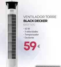 Black & Decker - Ventilador Torre