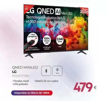 LG - QNED MINILLED 55QNED72B6
