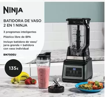 Ninja - Batidora De Vaso 2 En 1
