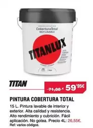 Titan - Pintura Cobertura Total