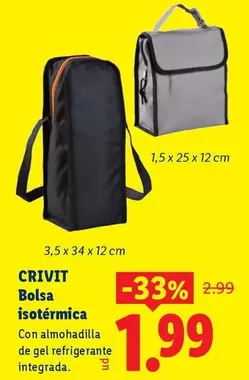 Crivit - Bolsa Isotermica