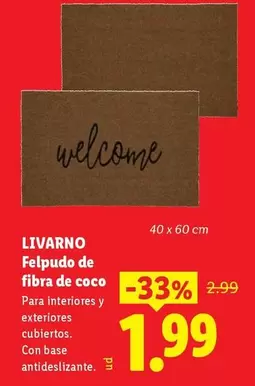 Livarno - Felpudo De Fibra De Coco