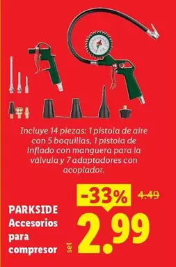 Parkside - Accesorios Para Compresor