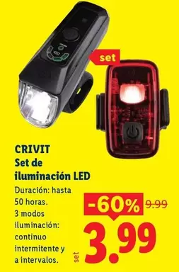 Crivit - Set De Iluminacion Led