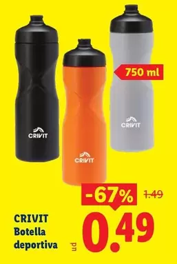 Crivit - Botella Deportiva