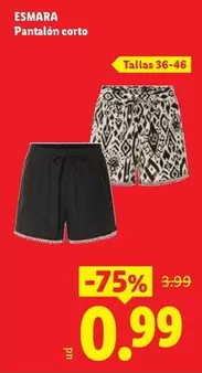 Esmara - Pantalon Corto