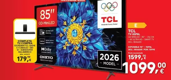 TCL - Tv 85P8L