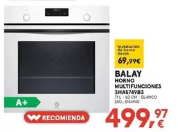 Balay - Horno Multifunciones 3ha5749b3