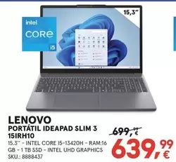 Lenovo - Portatil Ideapad Slim 3 15IRH10