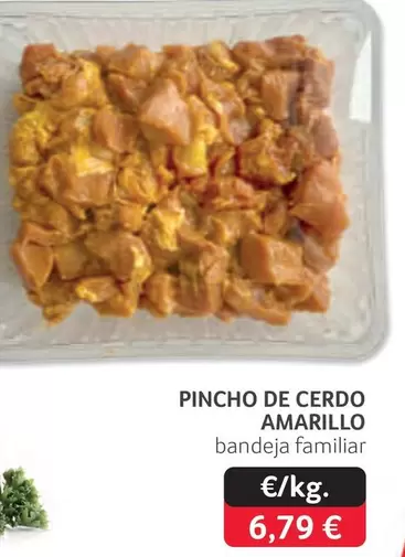 Pincho De Cerdo Amarillo