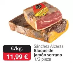 Sánchez Alcaraz - Bloque De Jamón Serrano