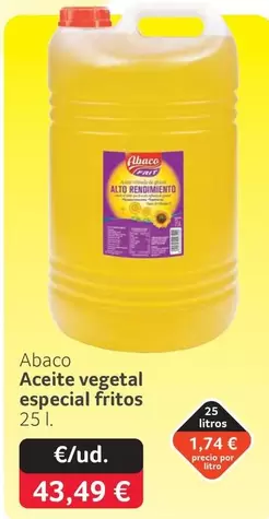 Abaco - Aceite Vegetal Especial Fritos