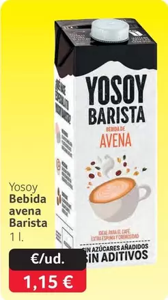 YoSoy - Bebida Avena Barista
