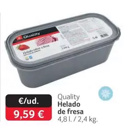 Quality - Helado De Fresa
