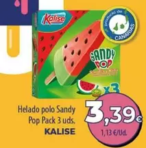 Kalise - Helado Polo Sandy Pop Pack 3 Uds.