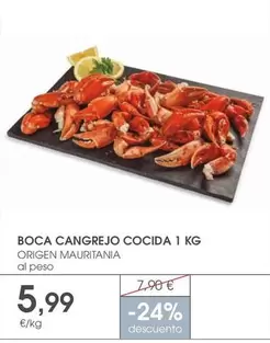 origen - Boca Cangrejo Cocida