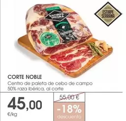 Estirpe Negra - Centro De Paleta De Cebo De Campo 50% Raza Iberica