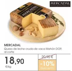 Mercadal - Queso De Leche Cruda De Vaca Mahon Dop
