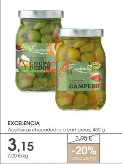 Excelencia - Aceitunas Chupadedos O Camperas