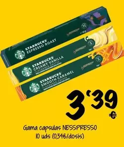 Nespresso - Gama Capsulas Nesspresso