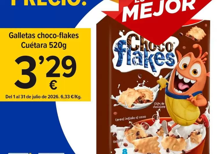 Cuétara - Galletas Choco-flakes