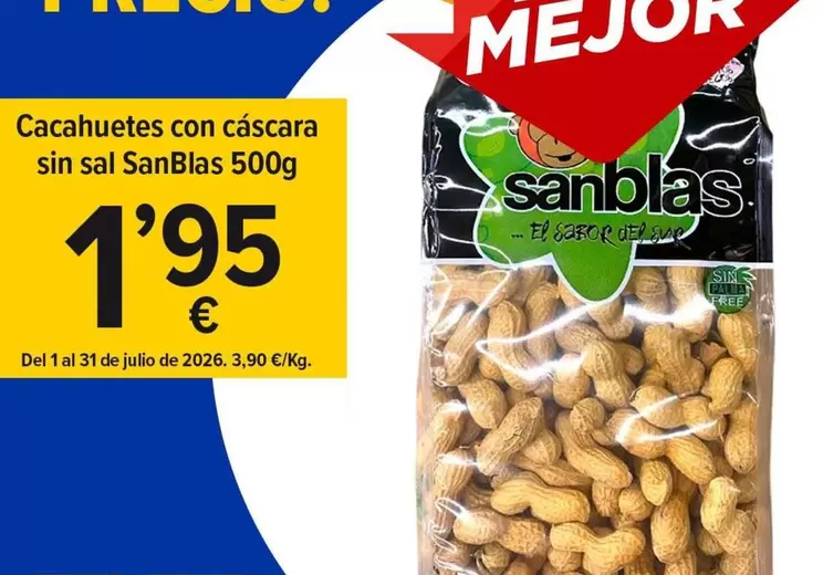 san blas - Cacahuetes Con Cascara Sin Sal