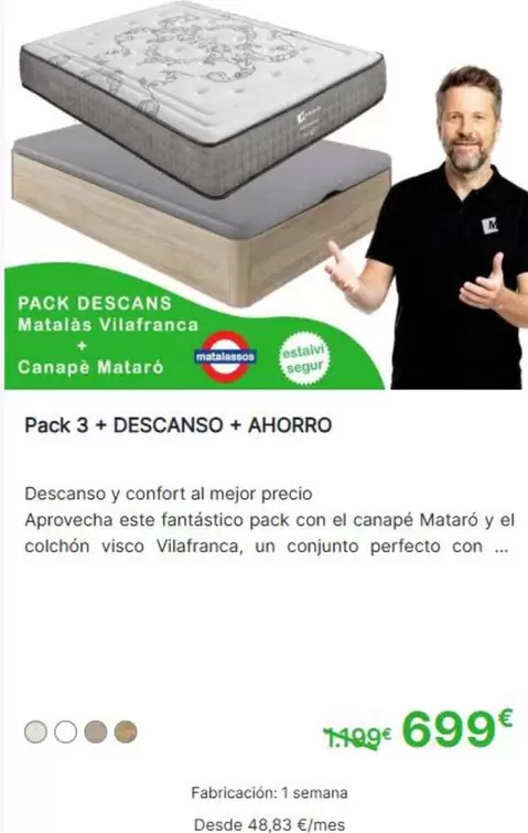 Pack Descans Matalas Vilafranca