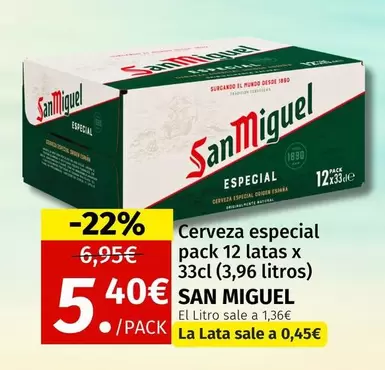 San Miguel - Cerveza Especial