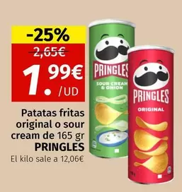 Pringles - Patatas Fritas Original O Sour Cream
