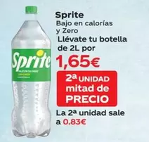 Sprite - Bajo En Calorias Y Zero