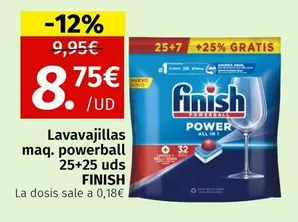 Finish - Lavavajillas Maq. Powerball
