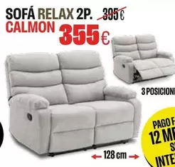Sofá Relax 2P. Calmon