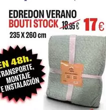 Edredon Verano Bouti Stock