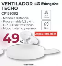 Orbegozo - Ventilador Techo