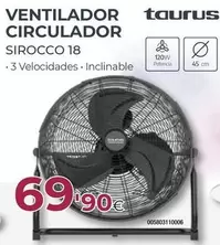 Taurus - Ventilador Circulador