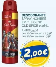 Desodorante Spray Hombre Epic Legend