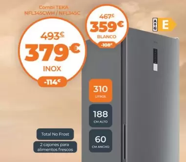 Teka - Combi NFL345CWH/NFL345C