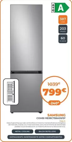 Samsung - Combi RB38C7B6AS9/EF
