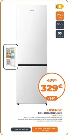 Hisense - Combi RB33N4AWE