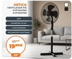 Artica - Ventilador Pie AVP45W16N