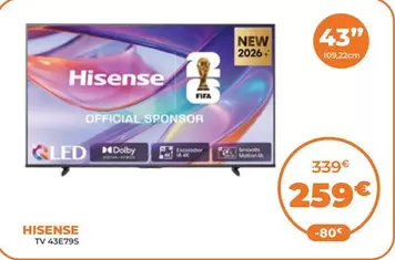 Hisense - TV 43E79S