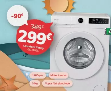 Candy - Lavadora GD4105S