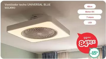 Universal Blue - Ventilador Techo Solano