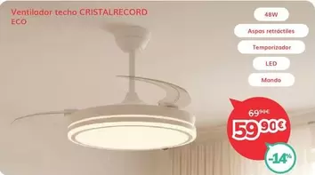 Cristalrecord - Ventilador Techo