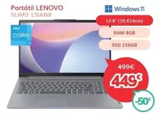 Lenovo - Portátil SLIM3 1 5IAN8