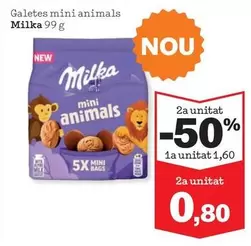 Milka - Galetes Mini Animals