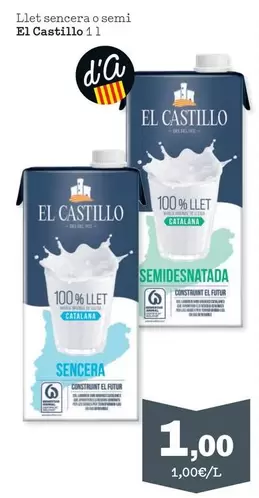 Castillo - Llet Sencera O Semi