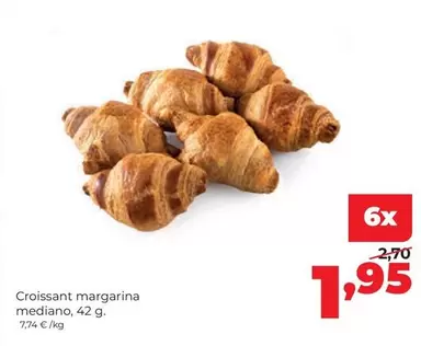Croissant Margarina Mediano