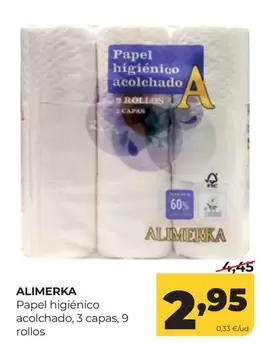 Alimerka - Papel Higiénico Acolchado