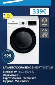 Beko - Lavasecadora Bmsof4843vwb